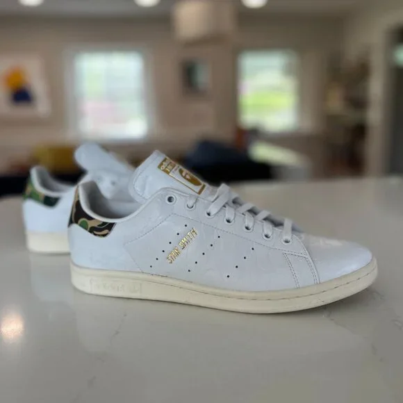 ADIDAS x BAPE Stan Smith Camo Shoes - Picture 4 of 5